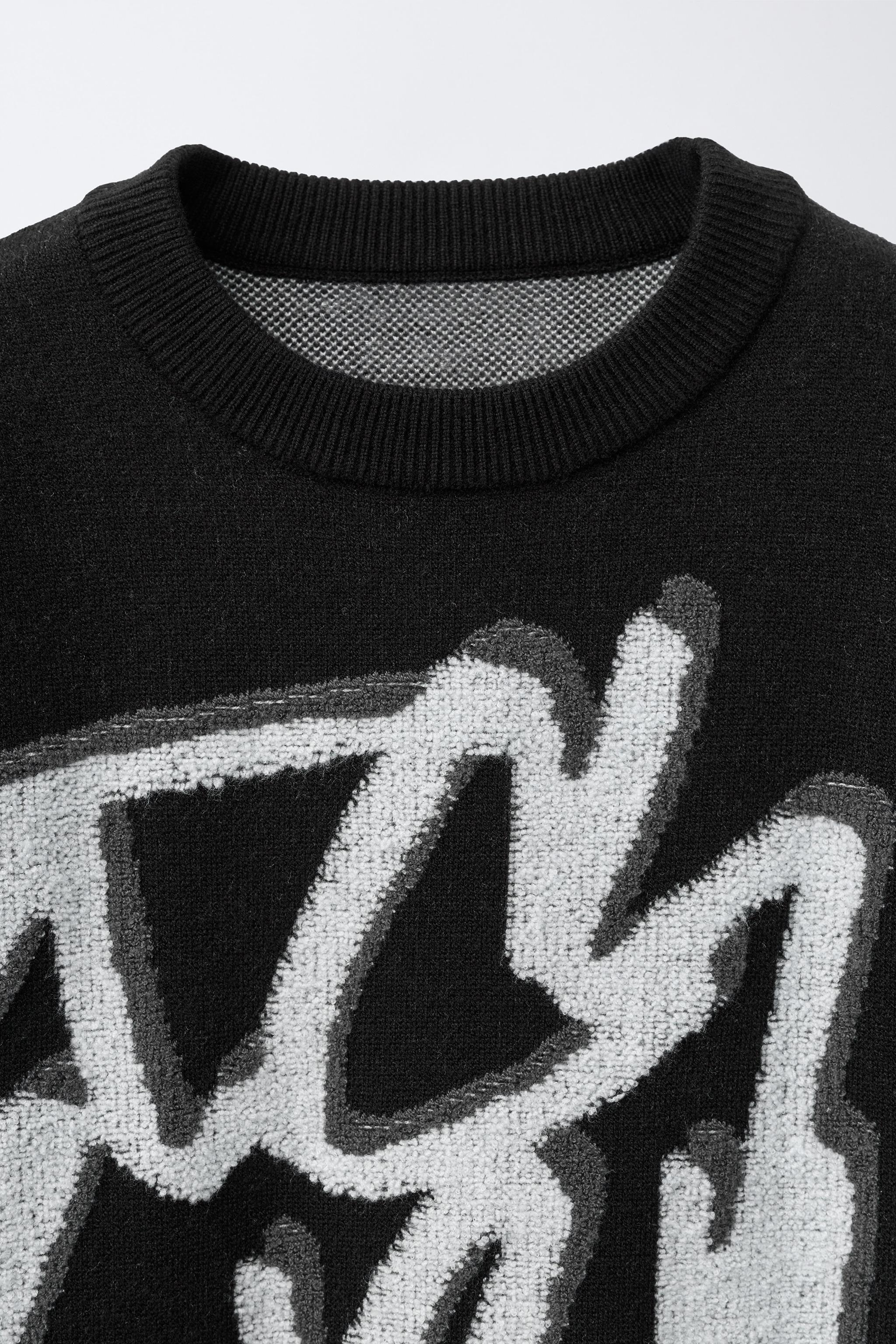 GRAFFITI KNIT JUMPER